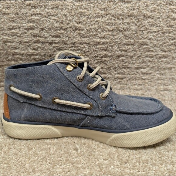 Sperry Pier Crest Ankle Deck Boots Women’s 6M Light Blue Memory Foam Waterproof - Picture 4 of 11